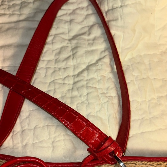 Brighton Woven Straw Flower Shoulder Bag - Picture 6 of 9